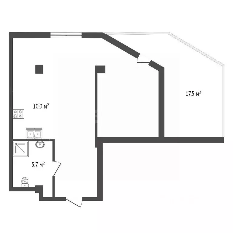 1-к кв. Крым, Ялта ул. Киевская, 44 (68.8 м) - Фото 1