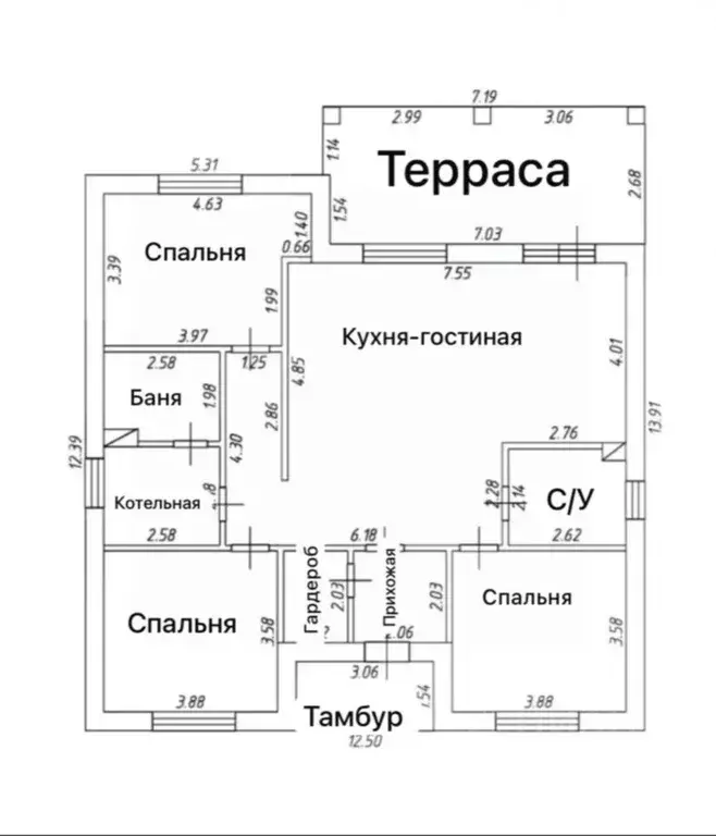 Дом в Татарстан, с. Тюлячи ул. Тахира Якупова (139 м) - Фото 2