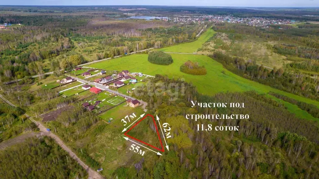 Участок в Томская область, Томский район, Чистопрудное СНТ  (12.0 ... - Фото 0