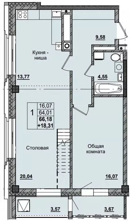 1-к кв. Саха (Якутия), Якутск ул. Красильникова, 5 (89.63 м) - Фото 0