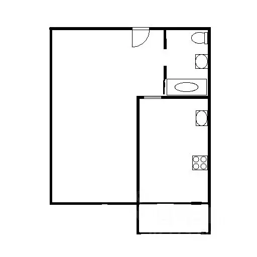 1-к кв. Татарстан, Казань ул. Зур Урам, 42 (43.0 м) - Фото 2