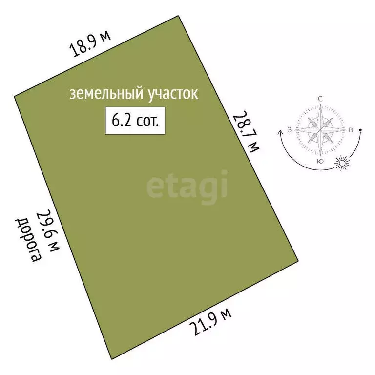 Участок в Балашиха, микрорайон Саввино (6.15 м) - Фото 0