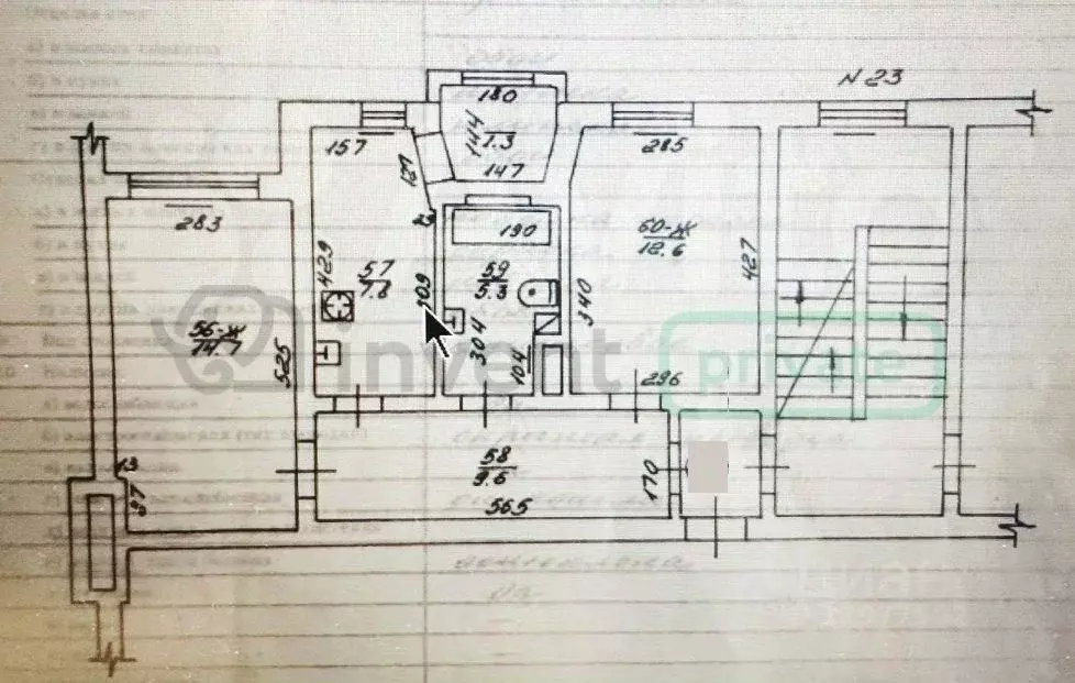 2-к кв. Калининградская область, Калининград Красная ул., 23 (52.0 м) - Фото 2