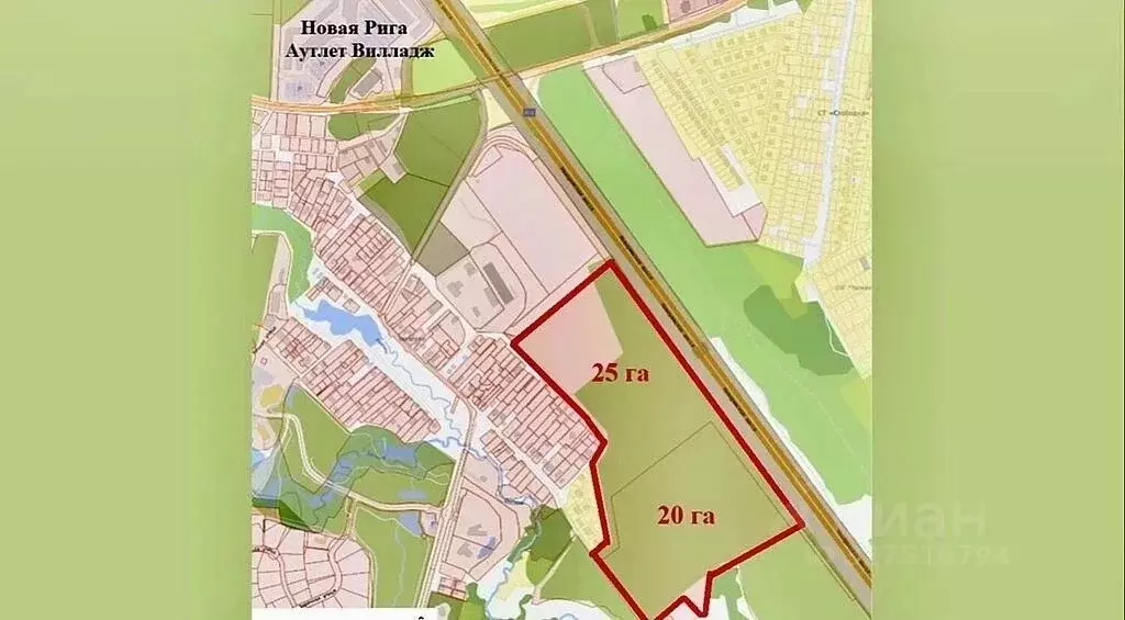 Участок в Московская область, Истра муниципальный округ, д. Обушково  ... - Фото 2