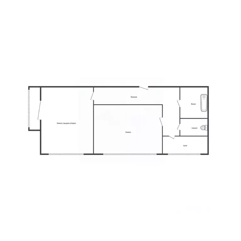 2-к кв. Смоленская область, Ярцево просп. Металлургов, 18 (50.8 м) - Фото 2