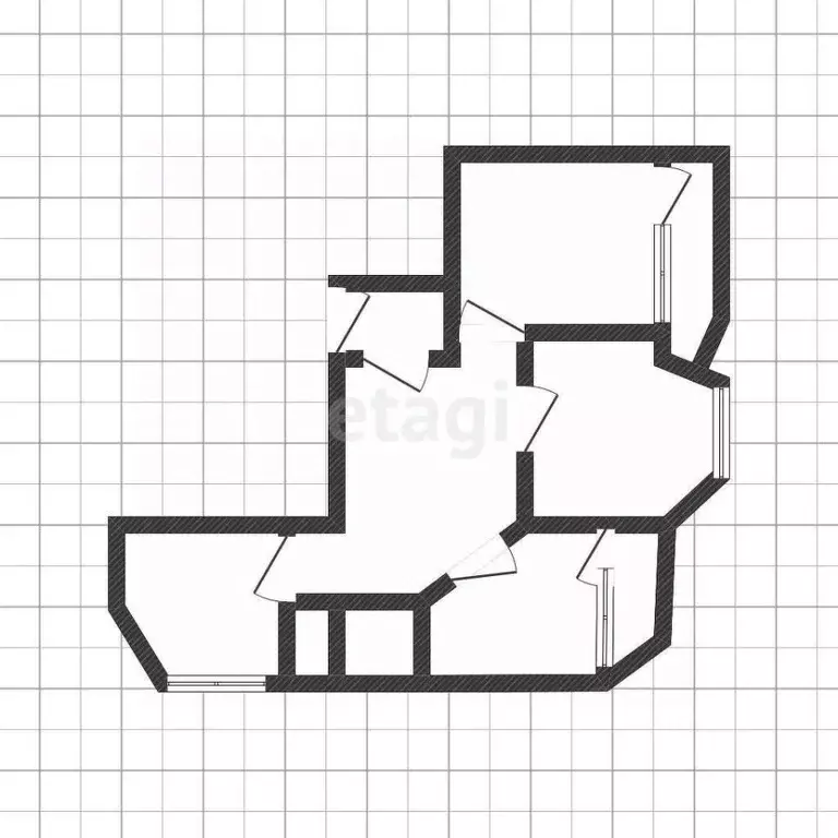 3-к кв. Курская область, Курск ул. Льва Толстого, 14В (83.0 м) - Фото 2