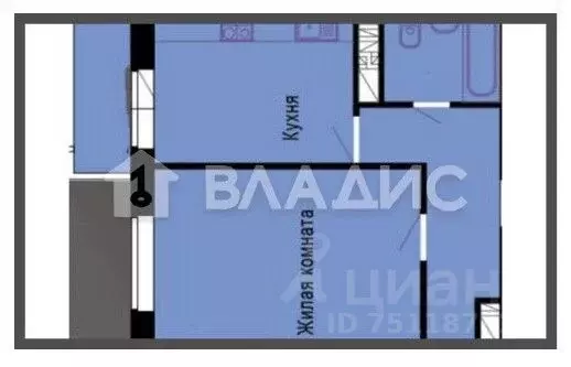 1-к кв. Краснодарский край, Краснодар ул. Трудовой Славы, 43 (38.5 м) - Фото 1