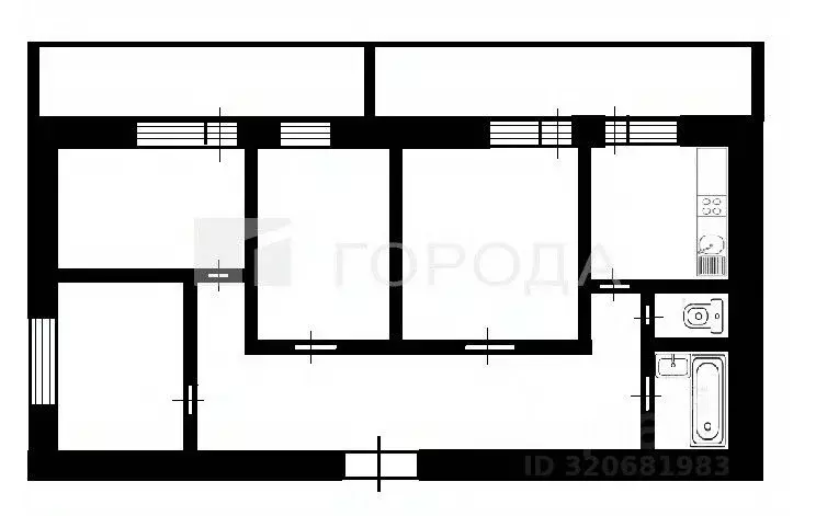 4-к кв. Томская область, Томск Мокрушинский мкр, ул. Мокрушина, 24 ... - Фото 1