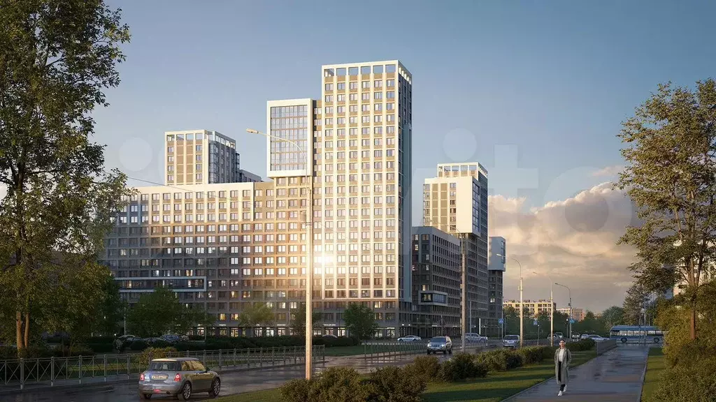 1-к. квартира, 31,6 м, 8/20 эт. - Фото 1