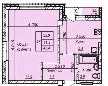 1-к кв. Новосибирская область, Новосибирск Затулинский жилмассив, ул. ... - Фото 0