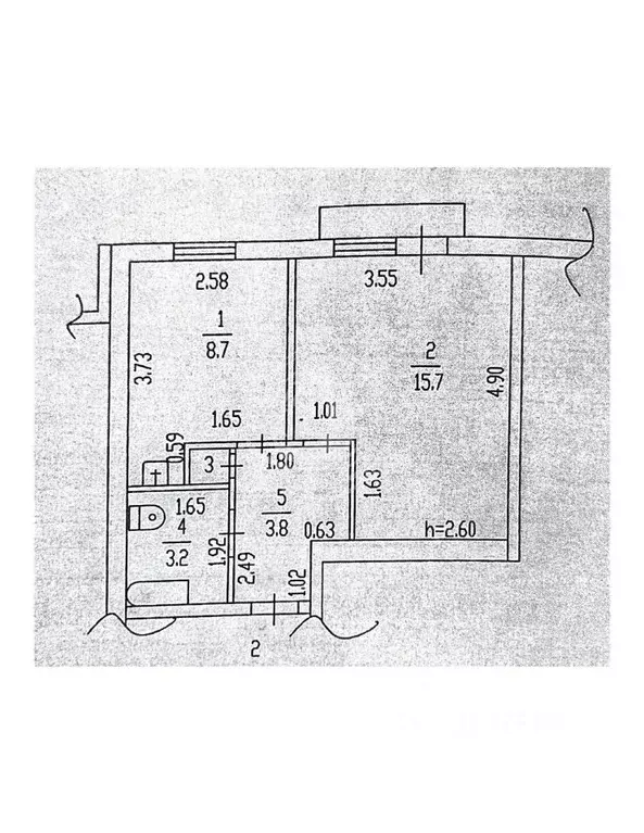 1-к кв. Алтайский край, Новоалтайск Белоярская ул., 215 (31.7 м) - Фото 1