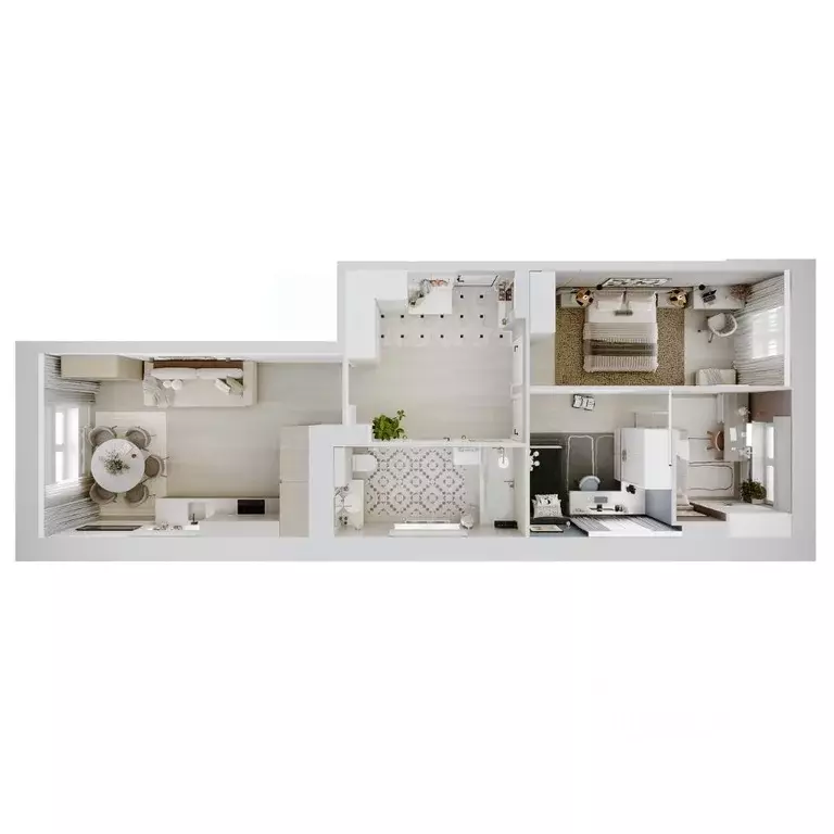 3-к кв. Пермский край, Пермь Парковый просп., 24 (66.6 м) - Фото 2