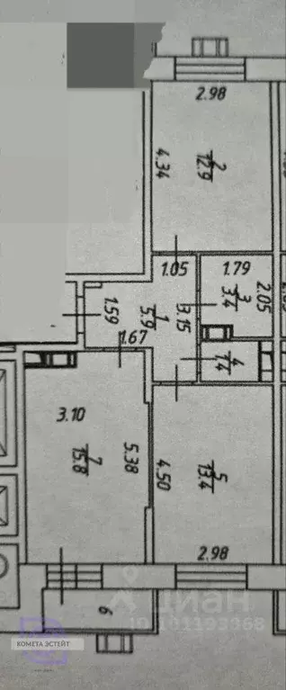2-к кв. Московская область, Люберцы Зенино ЖК Самолет мкр, ул. Камова, ... - Фото 2