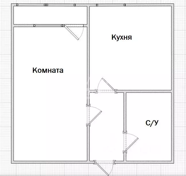 1-к кв. Башкортостан, Уфа ул. Академика Гатауллина, 10 (35.1 м) - Фото 2