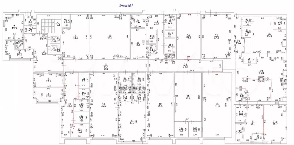 Офис, 1500 м - Фото 0