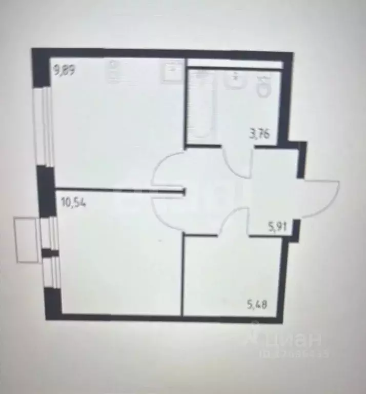 1-к кв. Московская область, Химки Клязьма-Старбеево мкр, Ивакино кв-л, ... - Фото 2