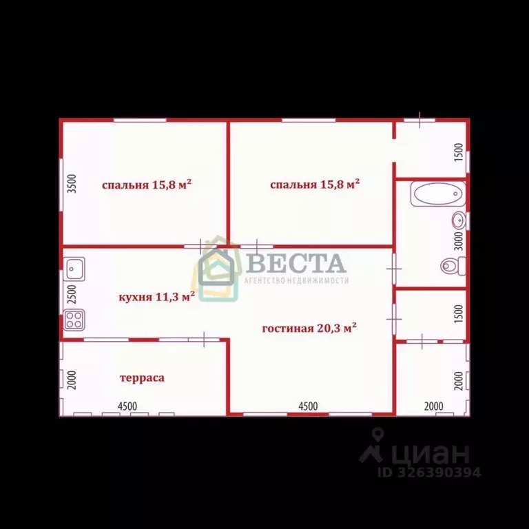 Дом в Ленинградская область, Выборгский район, Рощинское городское ... - Фото 2