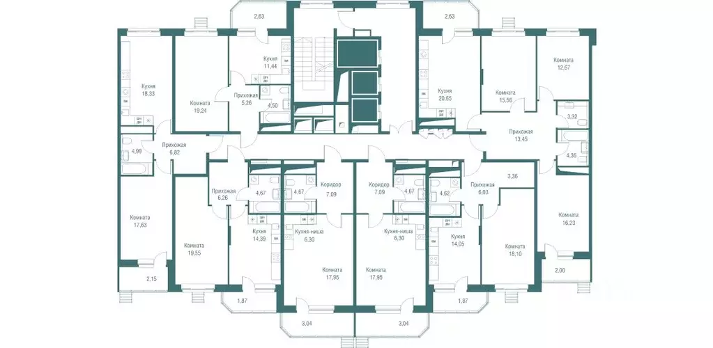 1-к кв. Московская область, Одинцово Северная ул., 5к2 (39.9 м) - Фото 2