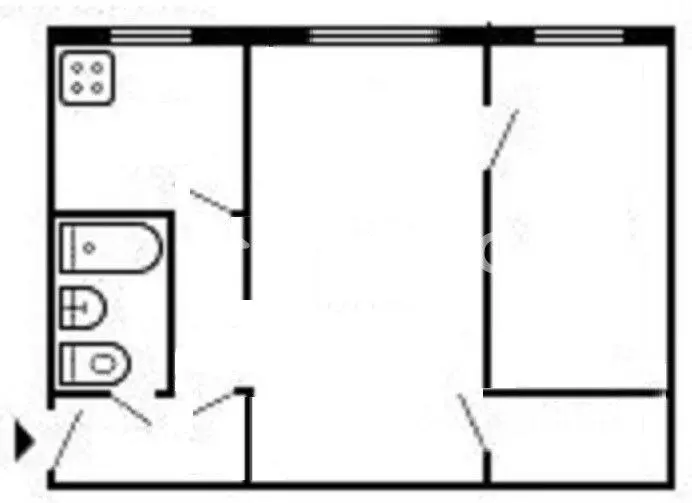2-к кв. Белгородская область, Белгород ул. Гагарина, 4 (42.2 м) - Фото 2