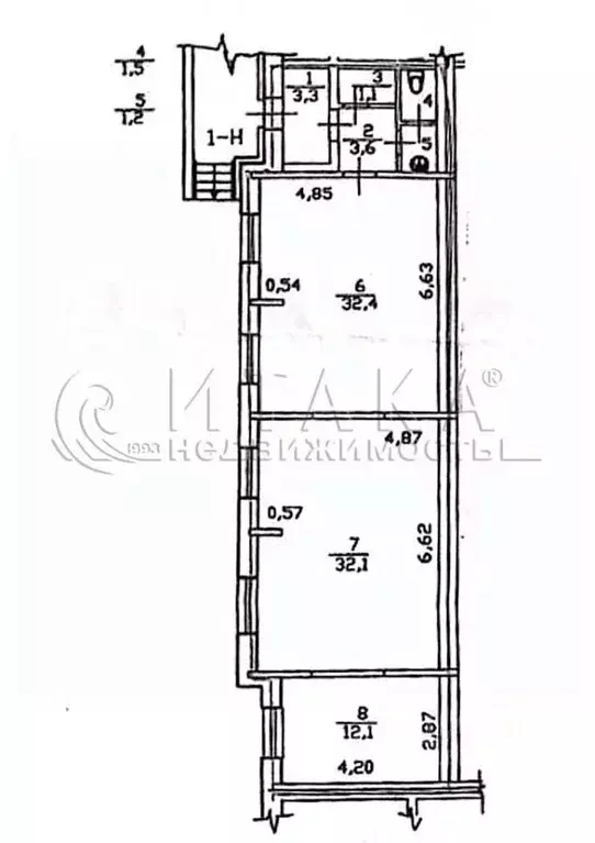 Помещение свободного назначения в Санкт-Петербург Народная ул., 68к1 ... - Фото 1
