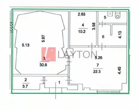 Офис в Москва Лужнецкая наб., 6С1 (79 м) - Фото 2