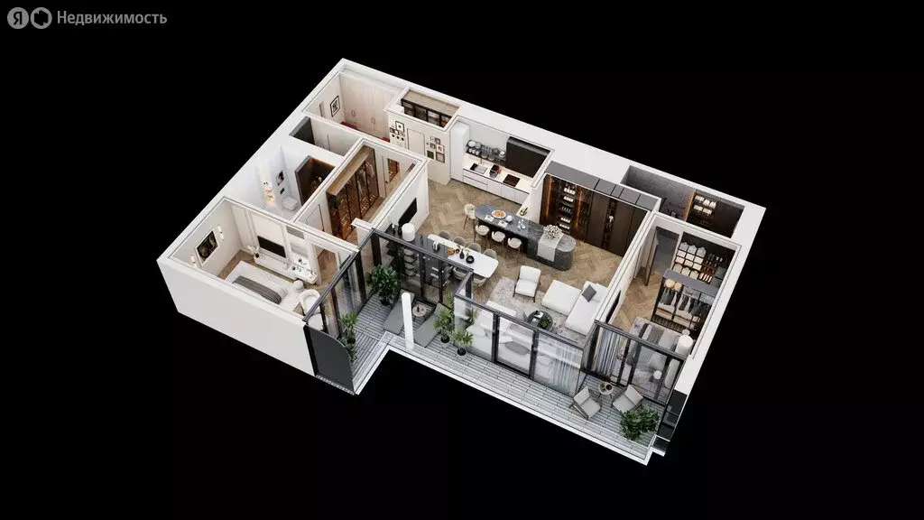3-комнатная квартира: Москва, Кутузовский проспект, 12с3 (137.1 м) - Фото 1