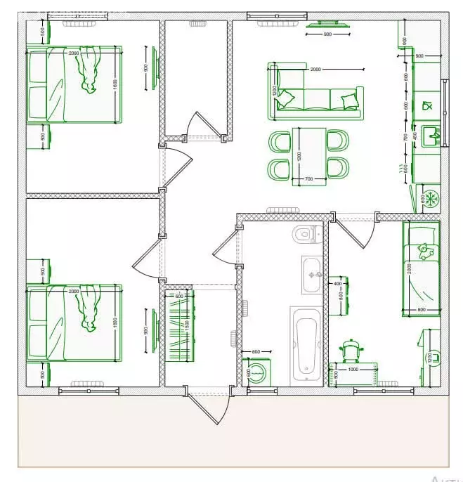 Дом в Ярославский муниципальный округ, посёлок Заволжье (75 м) - Фото 1