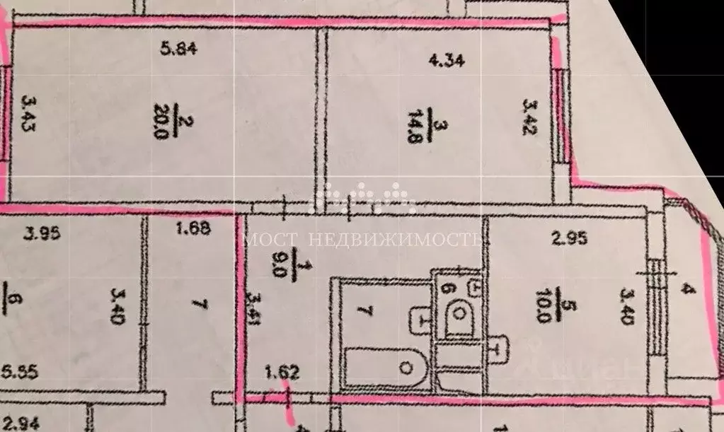 2-к кв. Московская область, Химки Совхозная ул., 8а (58.4 м) - Фото 2