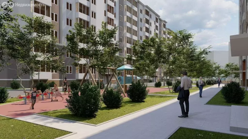 1-комнатная квартира: Нальчик, улица А.А. Кадырова, 7 (35.82 м) - Фото 2