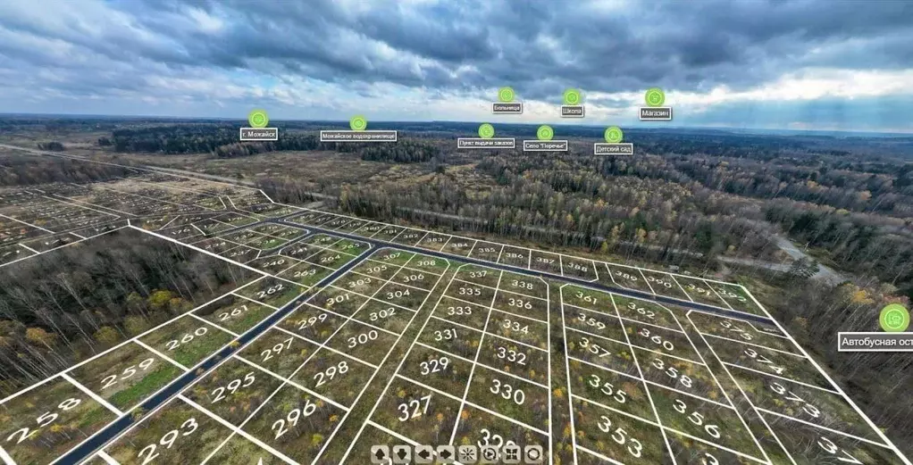 Участок в Московская область, Можайский муниципальный округ, д. ... - Фото 1