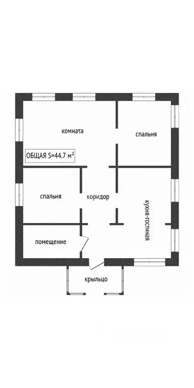 Дом в Кемеровская область, Ленинск-Кузнецкий Боевая ул., 3 (45 м) - Фото 1