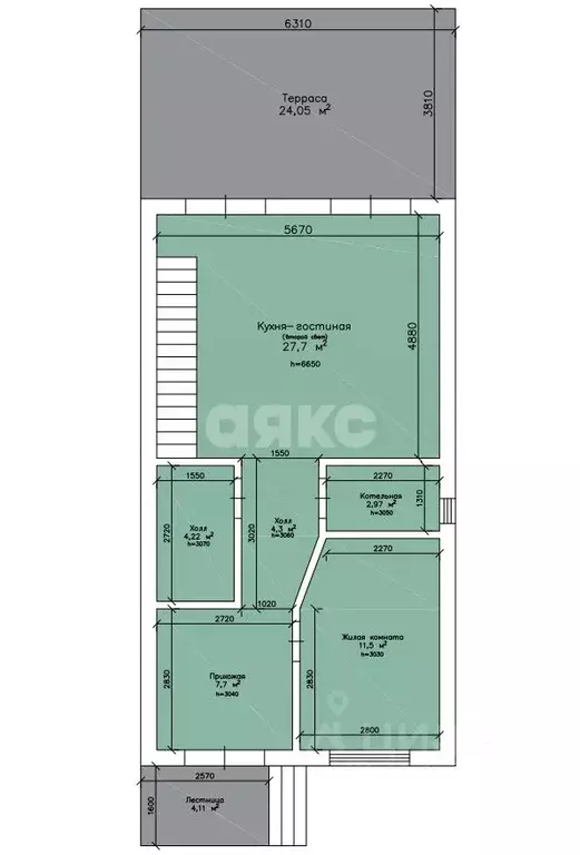 Дом в Адыгея, Майкоп ул. Пушкина, 18 (120 м) - Фото 2