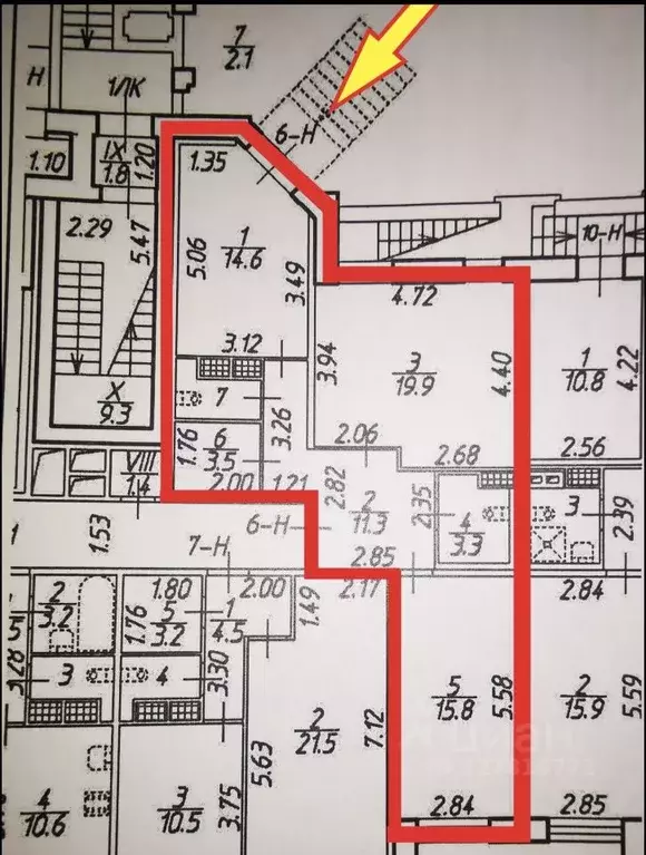 Торговая площадь в Санкт-Петербург ул. Ворошилова, 31к3 (68 м) - Фото 1