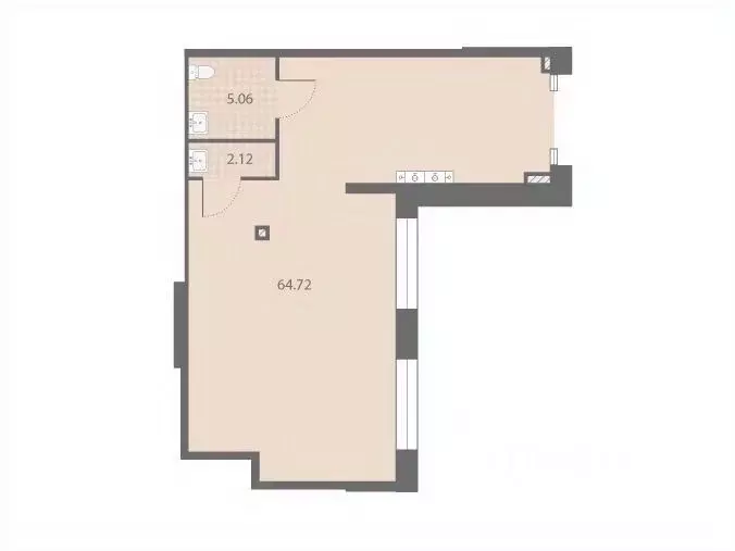 Помещение свободного назначения в Санкт-Петербург № 54 муниципальный ... - Фото 1