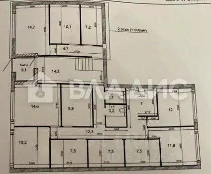 Помещение свободного назначения в Санкт-Петербург пер. Басков, 2 (172 ... - Фото 2