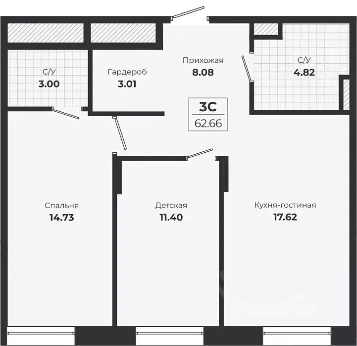 2-к кв. Новосибирская область, Новосибирск Лесоперевалка мкр, Ясный ... - Фото 1