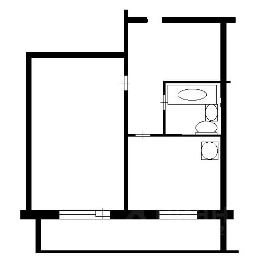 1-к кв. Новосибирская область, Новосибирск ул. Петухова, 156/1 (38.9 ... - Фото 2