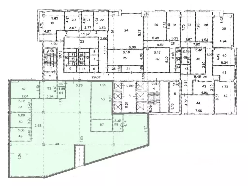 Офис в Москва 1-й Нагатинский проезд, 10с1 (600 м) - Фото 1
