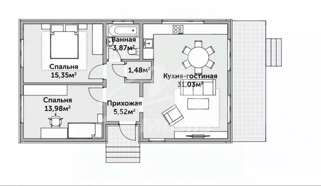 Дом в Московская область, Раменский муниципальный округ, Ольховка ... - Фото 2