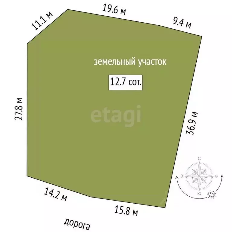 Участок в Тюменская область, Тюмень Лесная Поляна СНТ, ул. Южный Склон ... - Фото 1