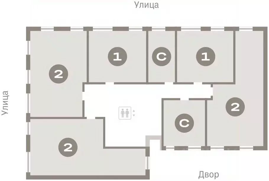 2-к кв. Омская область, Омск  (71.06 м) - Фото 1
