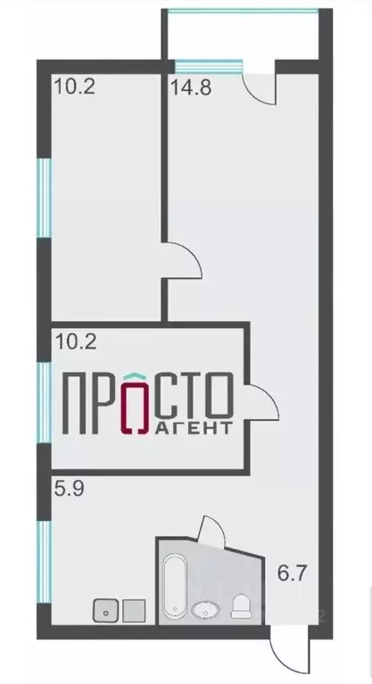3-к кв. Свердловская область, Екатеринбург ул. 40-летия Комсомола, 18А ... - Фото 1