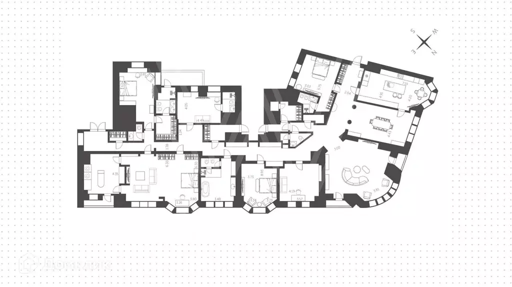 Продаётся 5-к квартира, 469.9 м - Фото 1