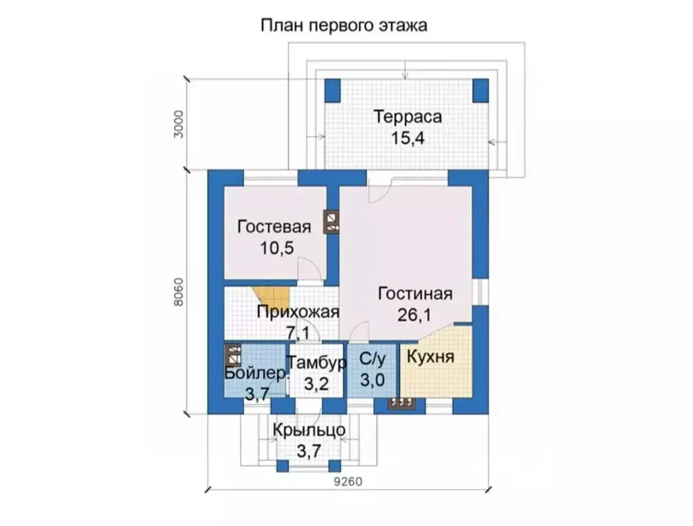 Дом в Пермский край, Пермь ул. 1-я Линия (161 м) - Фото 2