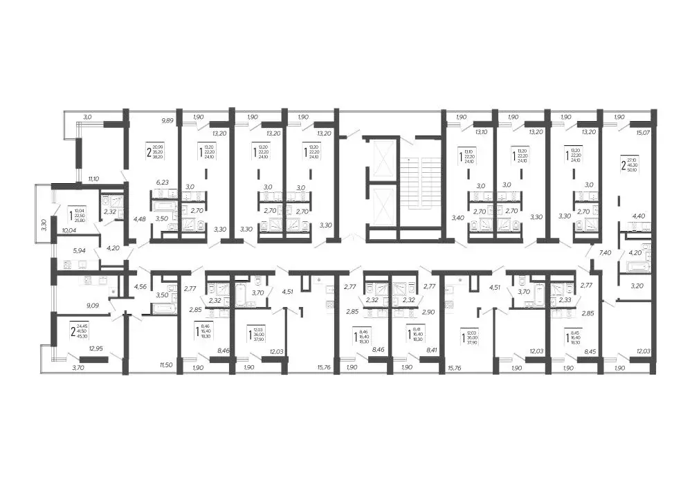 2-к кв. Краснодарский край, Сочи Бытха мкр, ул. Ясногорская, 16/2к5 ... - Фото 1