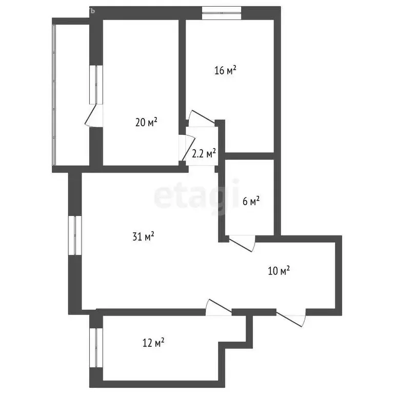 4-комнатная квартира: Кемерово, Советский проспект, 71 (96 м) - Фото 0