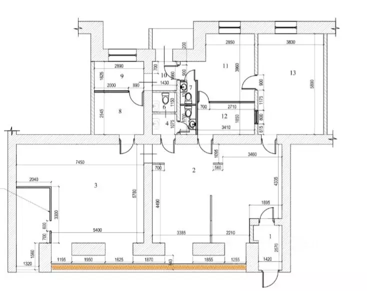 Помещение свободного назначения в Москва 2-я Квесисская ул., 23 (164 ... - Фото 1
