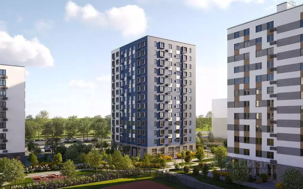 Квартира, 2 комнаты, 46.45 м - Фото 1