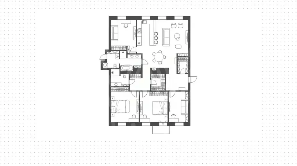 4-к кв. Москва ул. Остоженка, 7С1 (155.0 м) - Фото 1