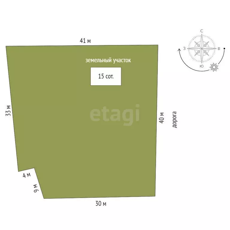 Участок в Костромская область, Кадыйский муниципальный округ, деревня ... - Фото 1